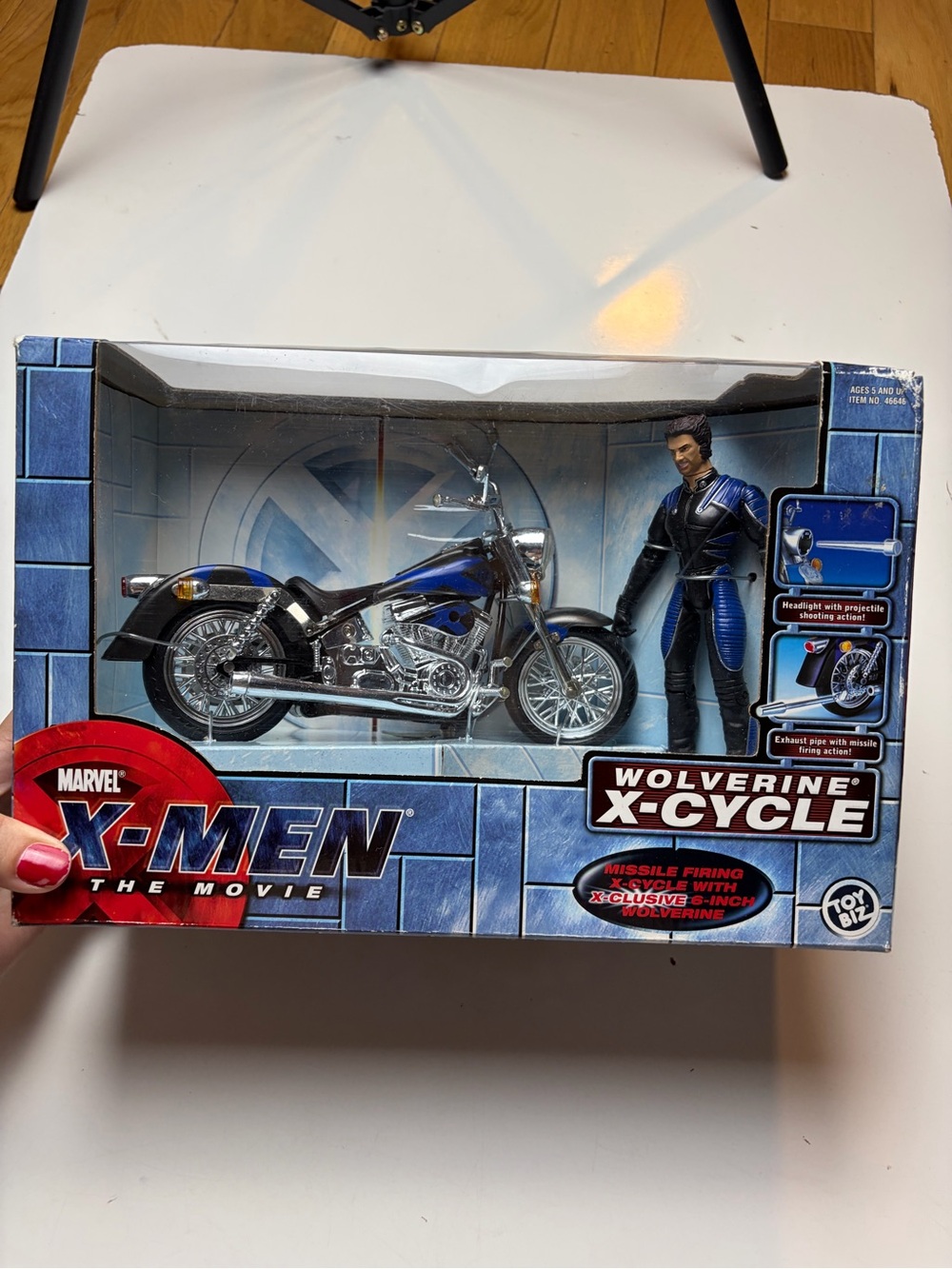 Marvel X-Men The Movie Wolverine X-Cycle w/ 6" Wolverine Action Figure NIB